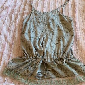 Floral spaghetti strap